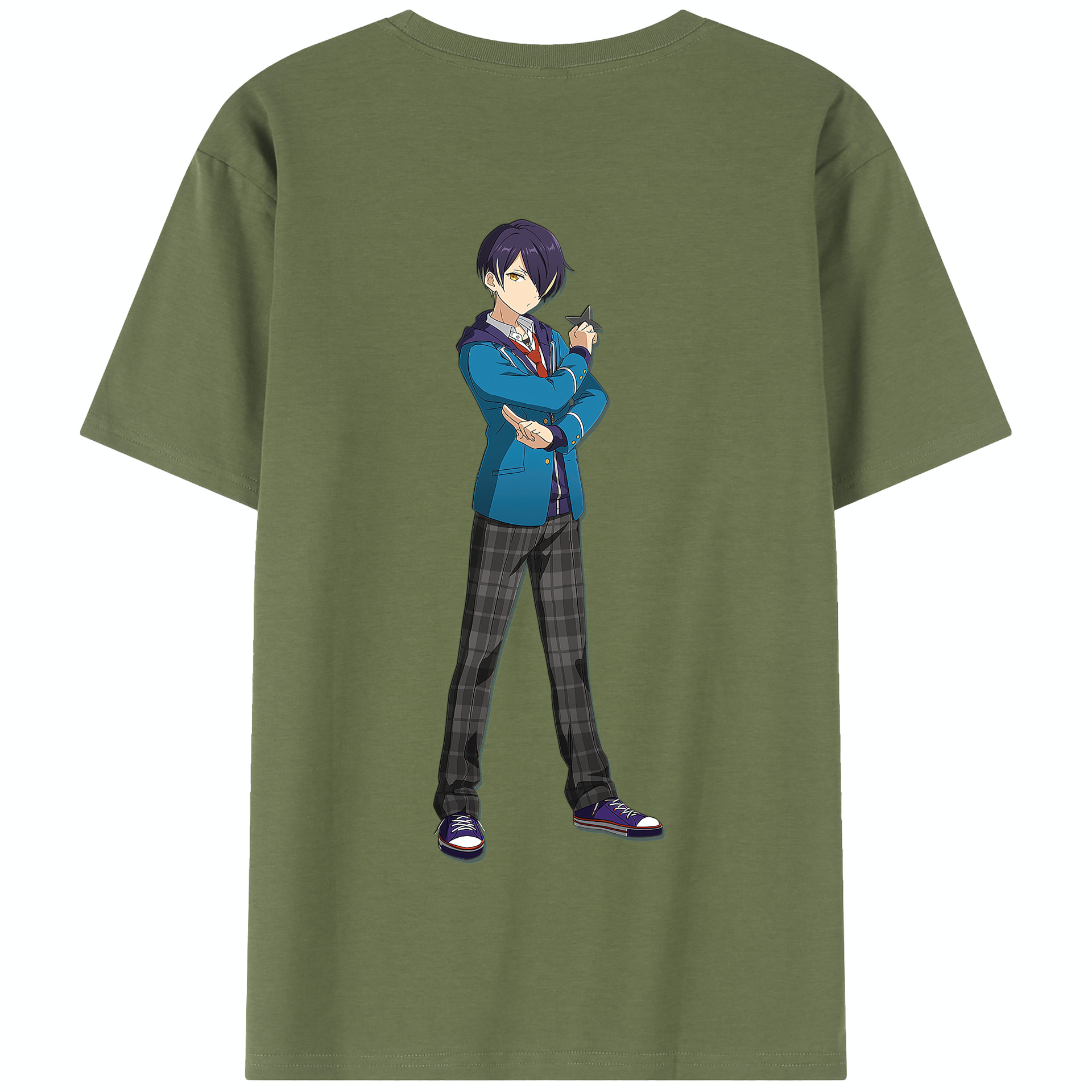 （画像用） あんさんぶるスターズ! Ensemble Stars 綿100％半袖Tシャツ（背面プリント）